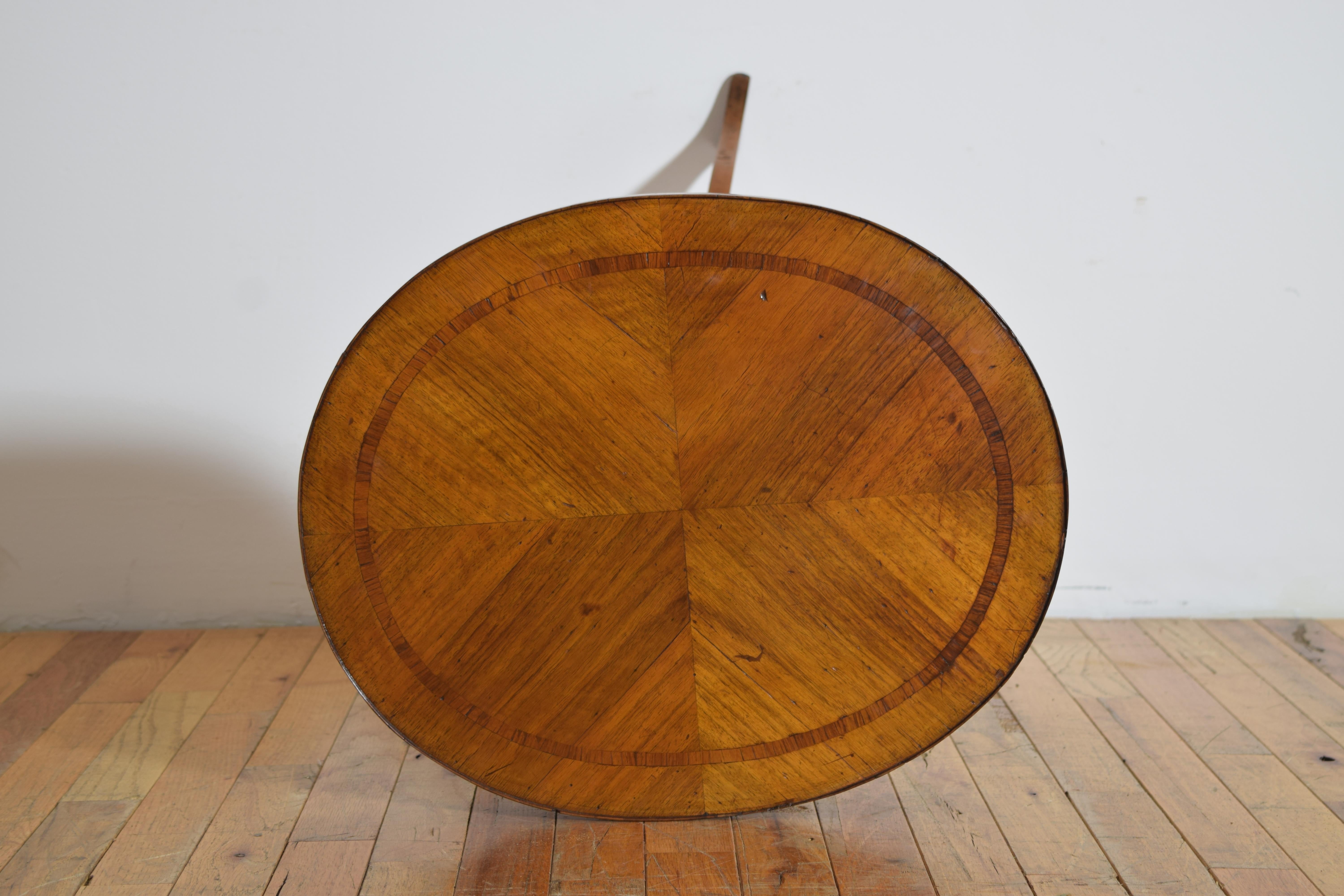 Italian Neoclassic Walnut & Veneered 