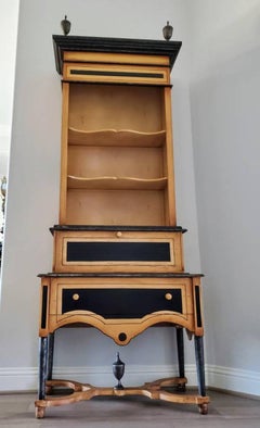 Italian Neoclassical Architectural Style Bookcase