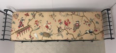 Italian Neoclassical Bench with Custom Scalamandre Cushion