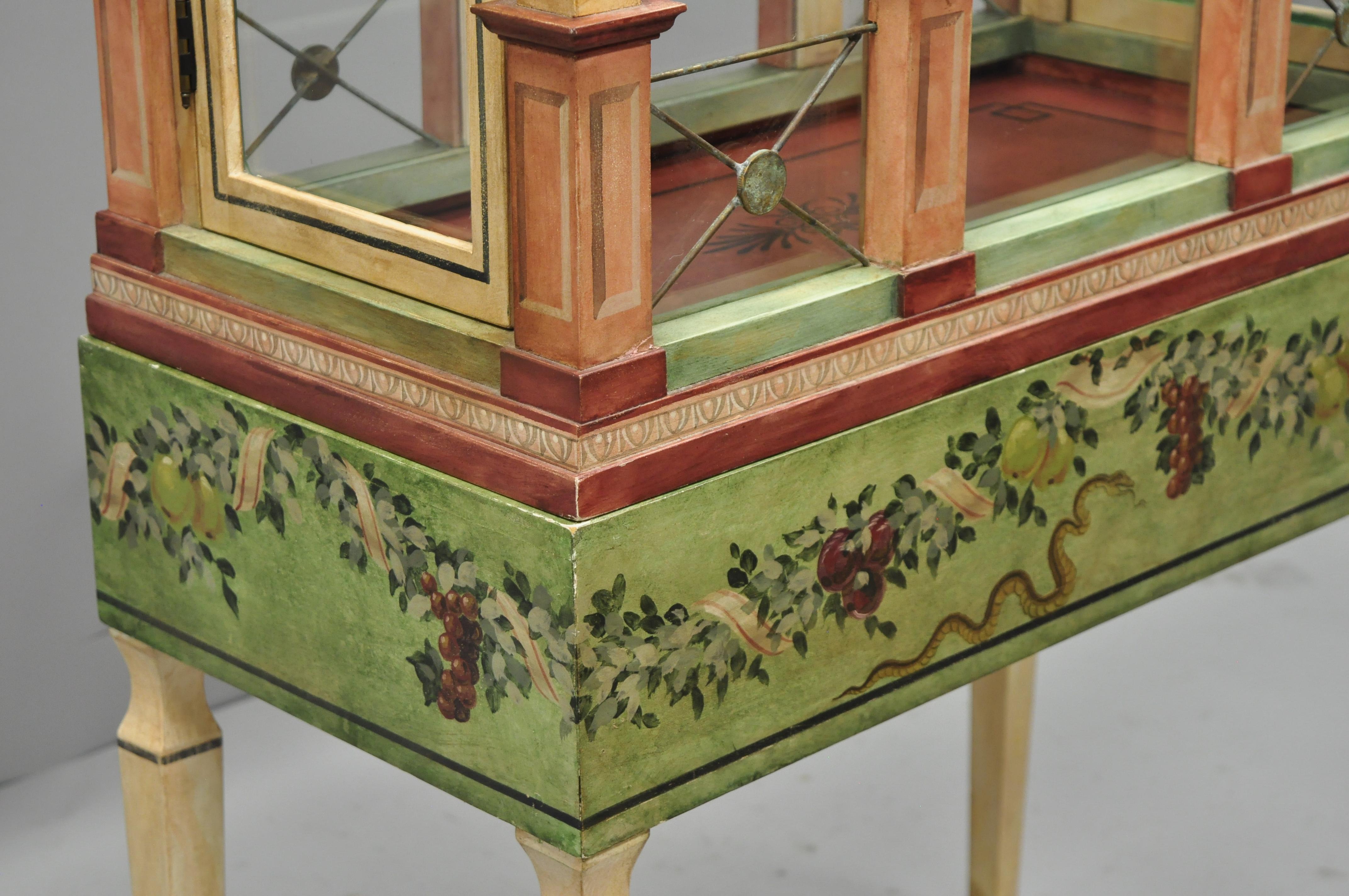 Italian Neoclassical Birdcage Style Vitrine Display Curio Cabinet, Eric Lansdown 2