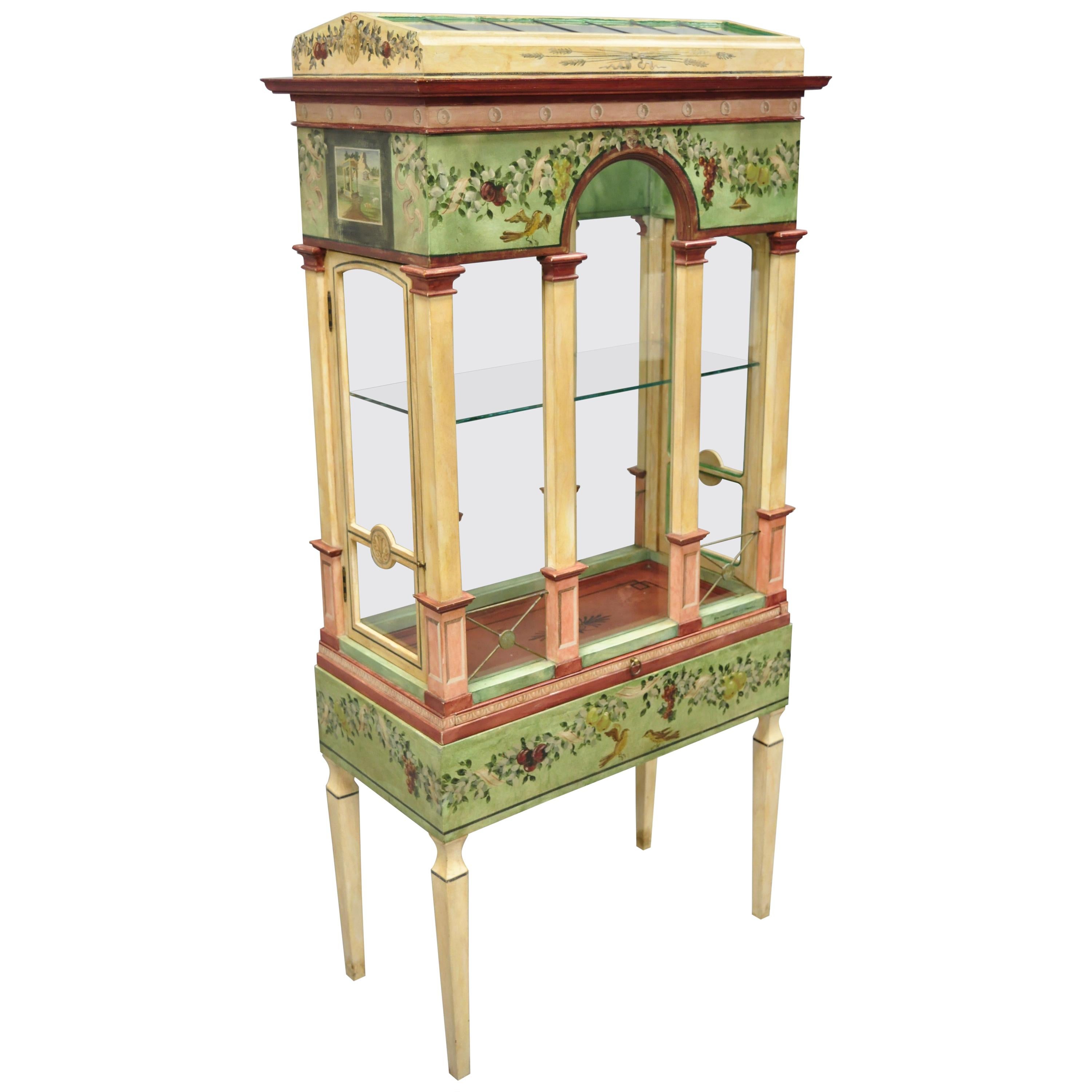 Italian Neoclassical Birdcage Style Vitrine Display Curio Cabinet, Eric Lansdown