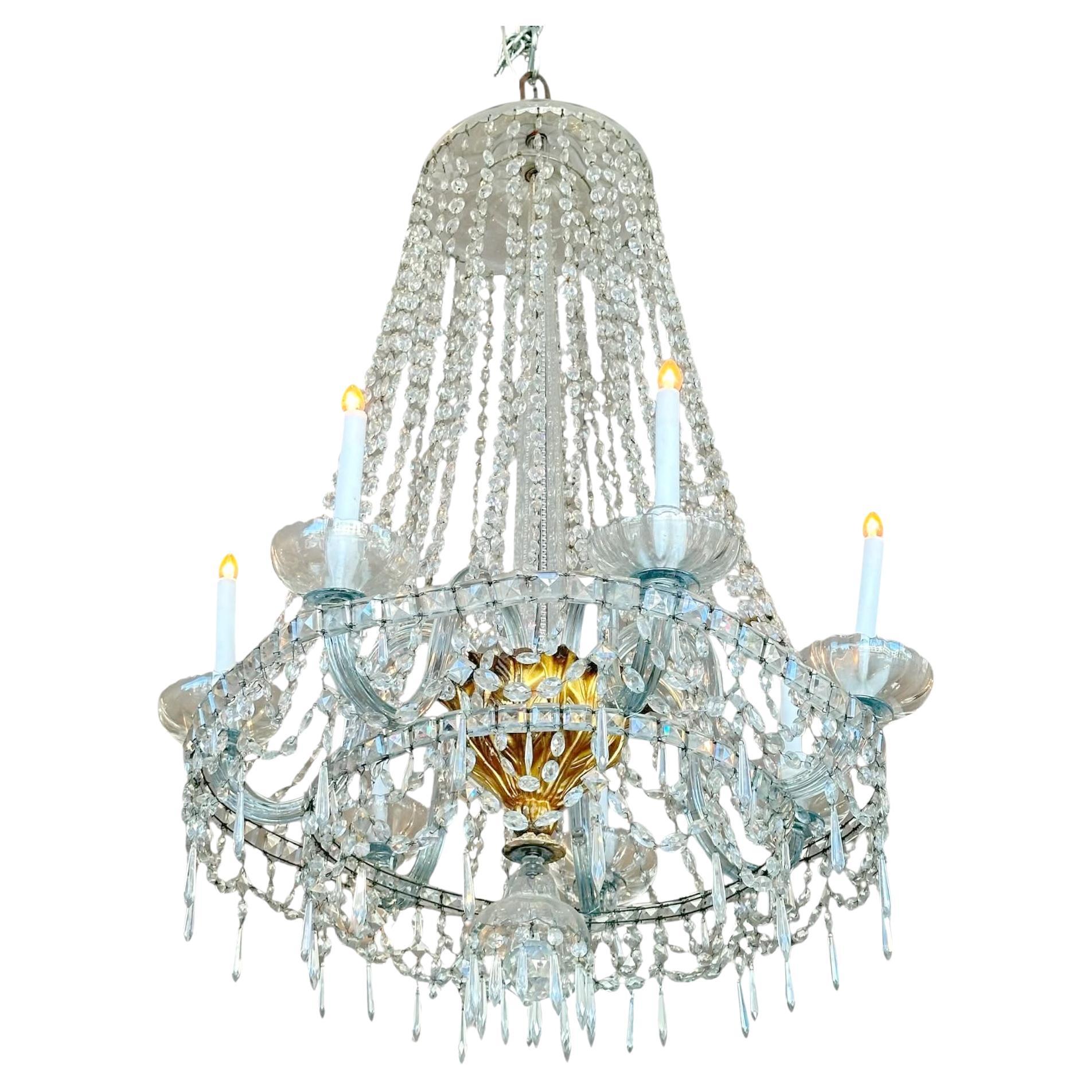 Lustre néoclassique italien, 19e siècle
