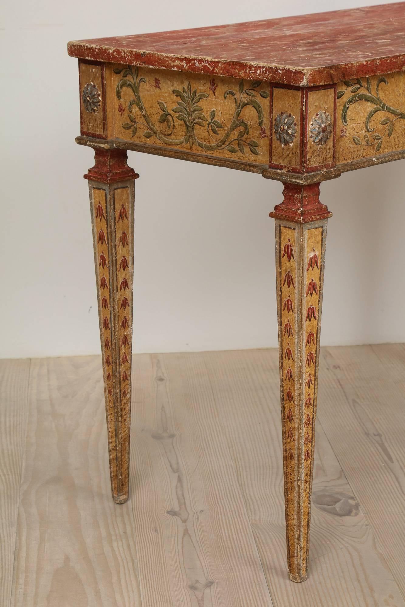 Italian Neoclassical Consoles, a Pair, 19th Century, Origin: Italy 4