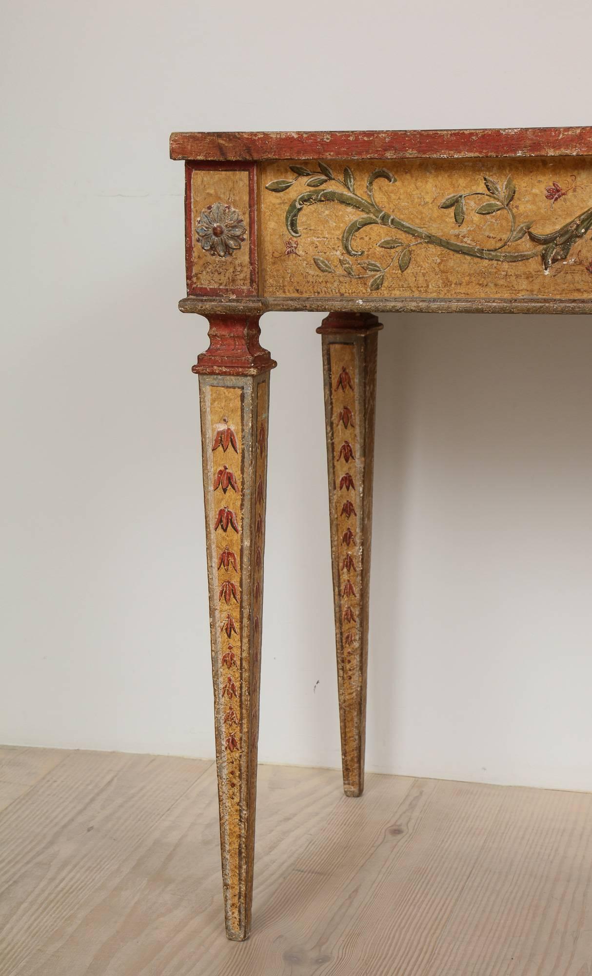 Italian Neoclassical Consoles, a Pair, 19th Century, Origin: Italy 5