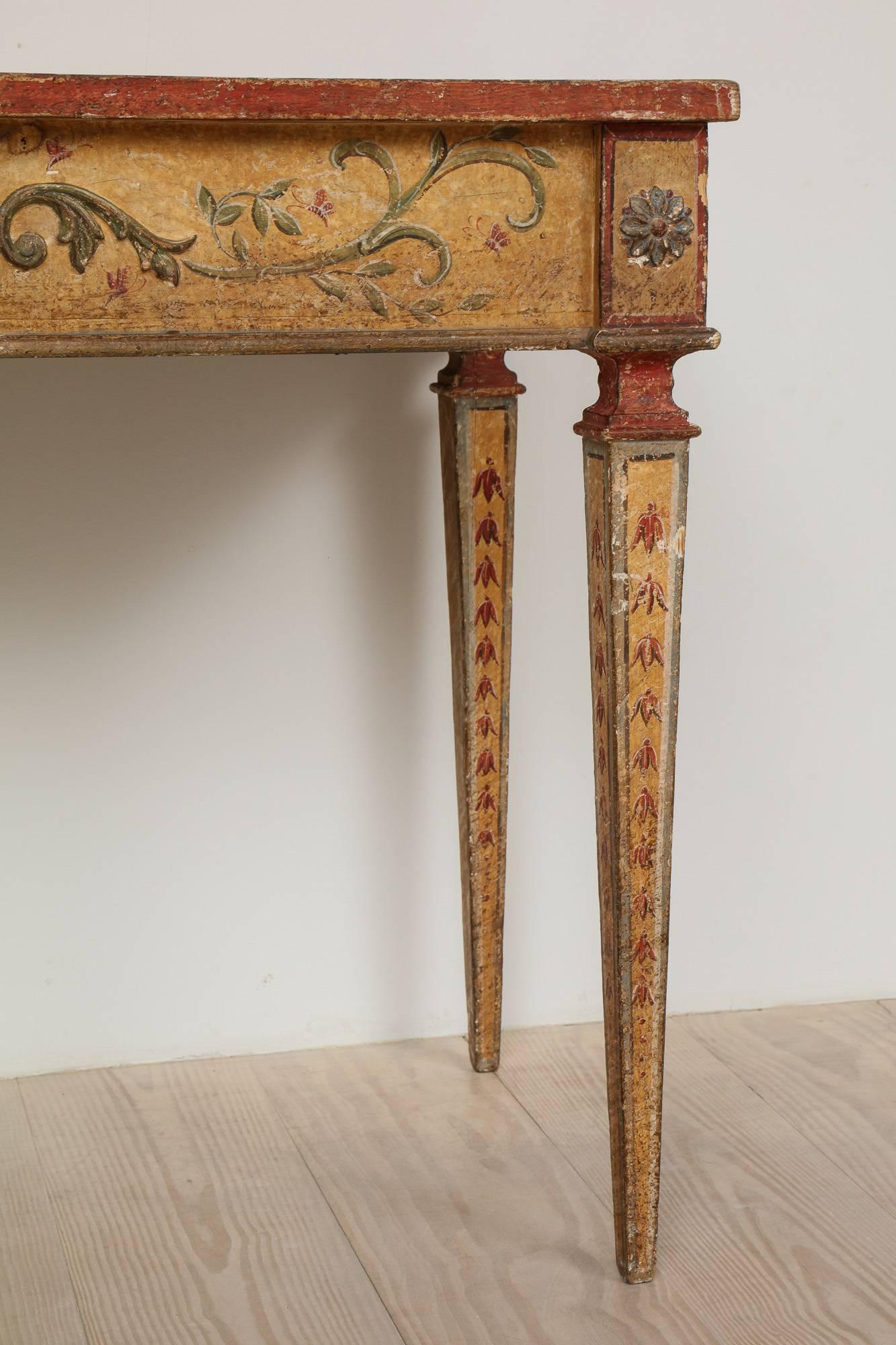 Italian Neoclassical Consoles, a Pair, 19th Century, Origin: Italy 6