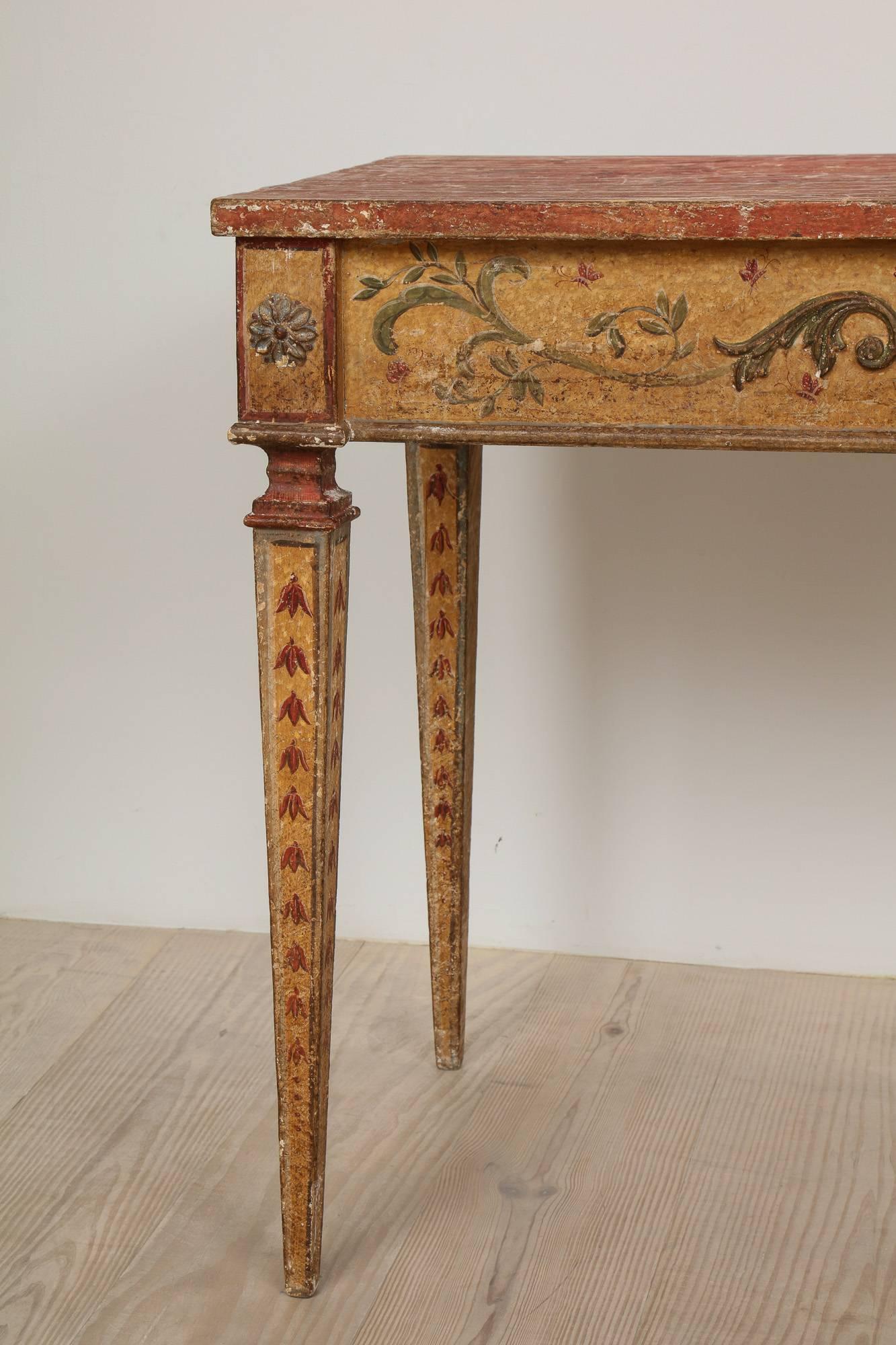 Italian Neoclassical Consoles, a Pair, 19th Century, Origin: Italy 12