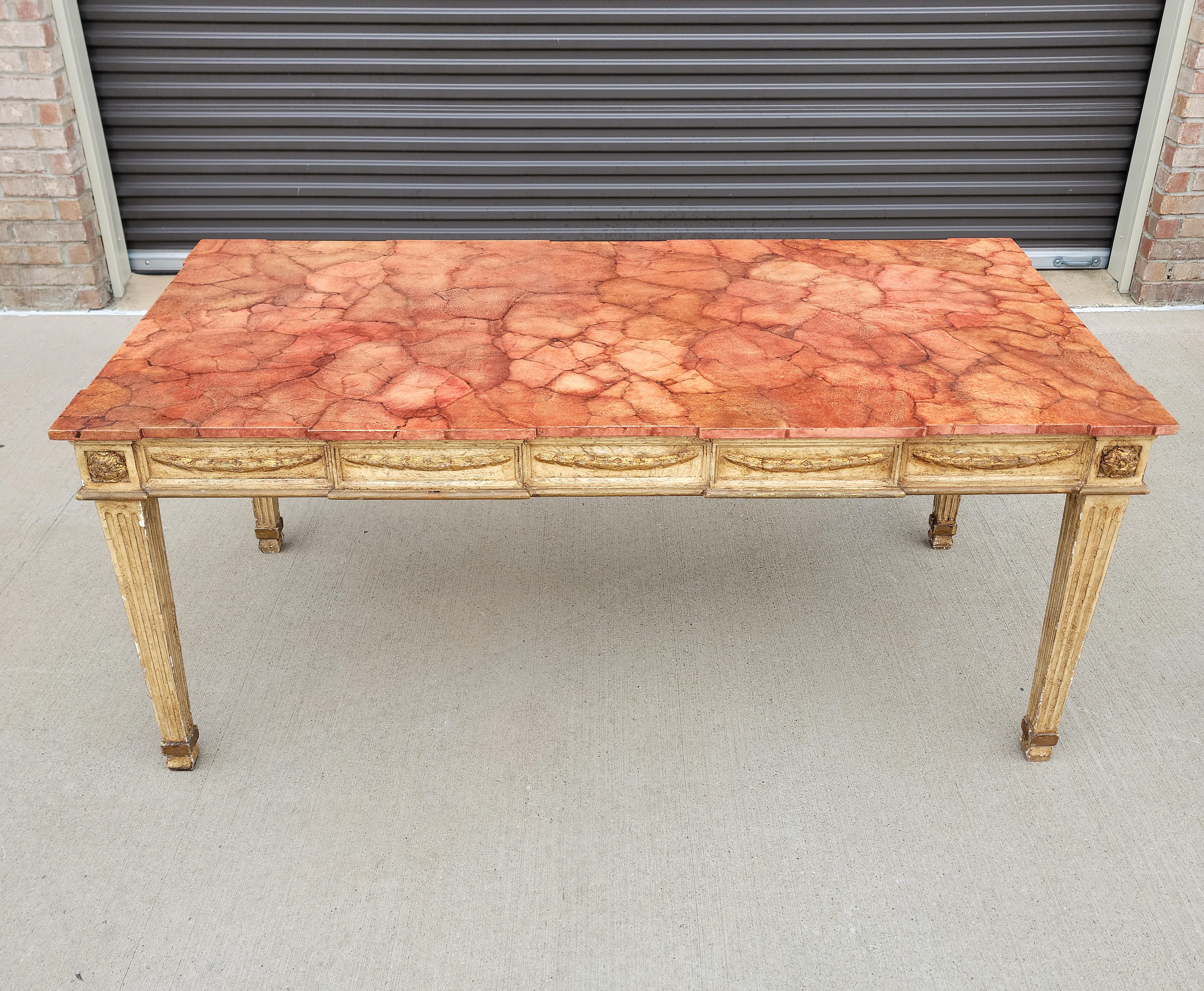 Italian Neoclassical Early 20th Century Dining Table For Sale 10