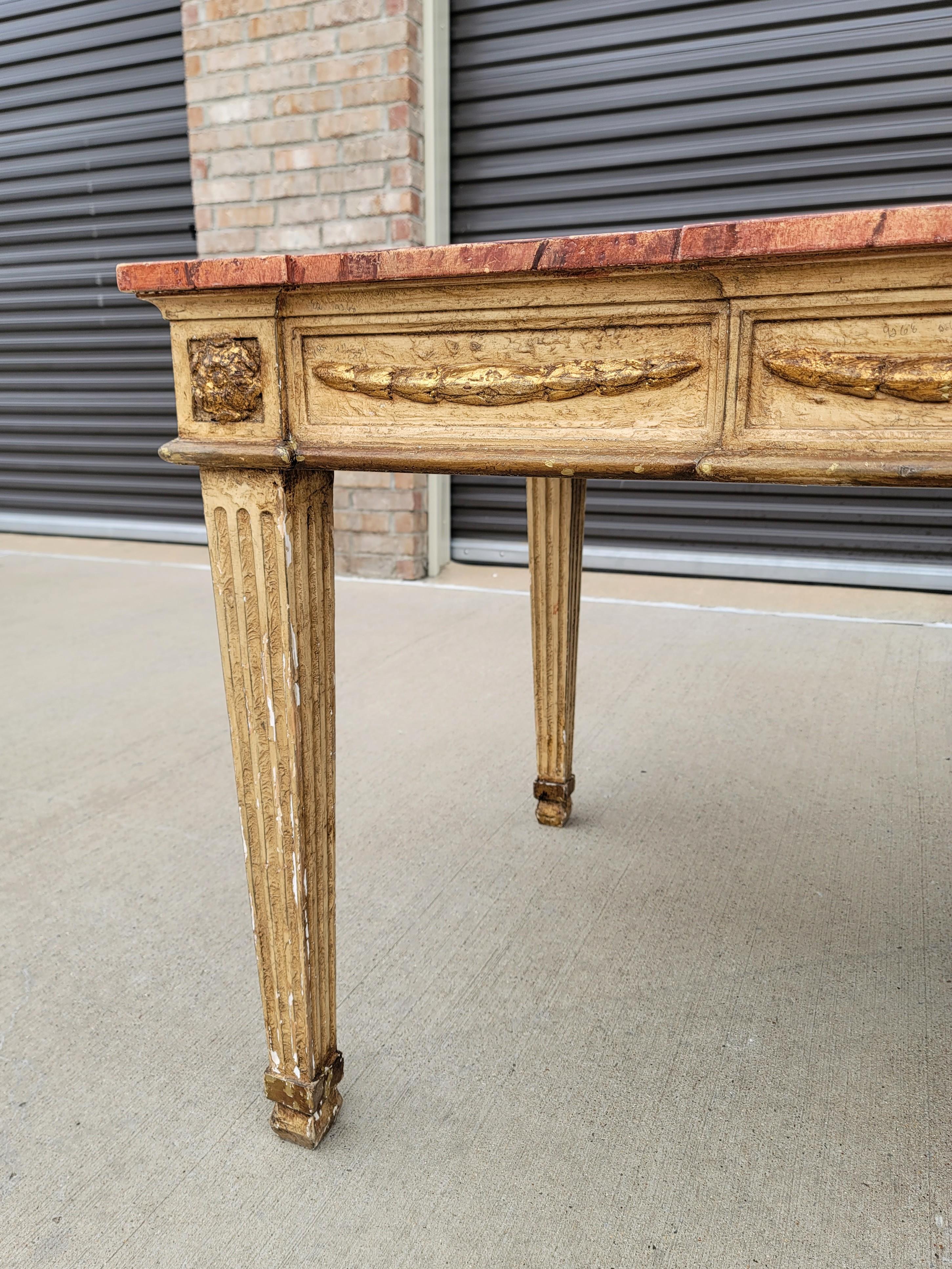 Italian Neoclassical Early 20th Century Dining Table For Sale 3