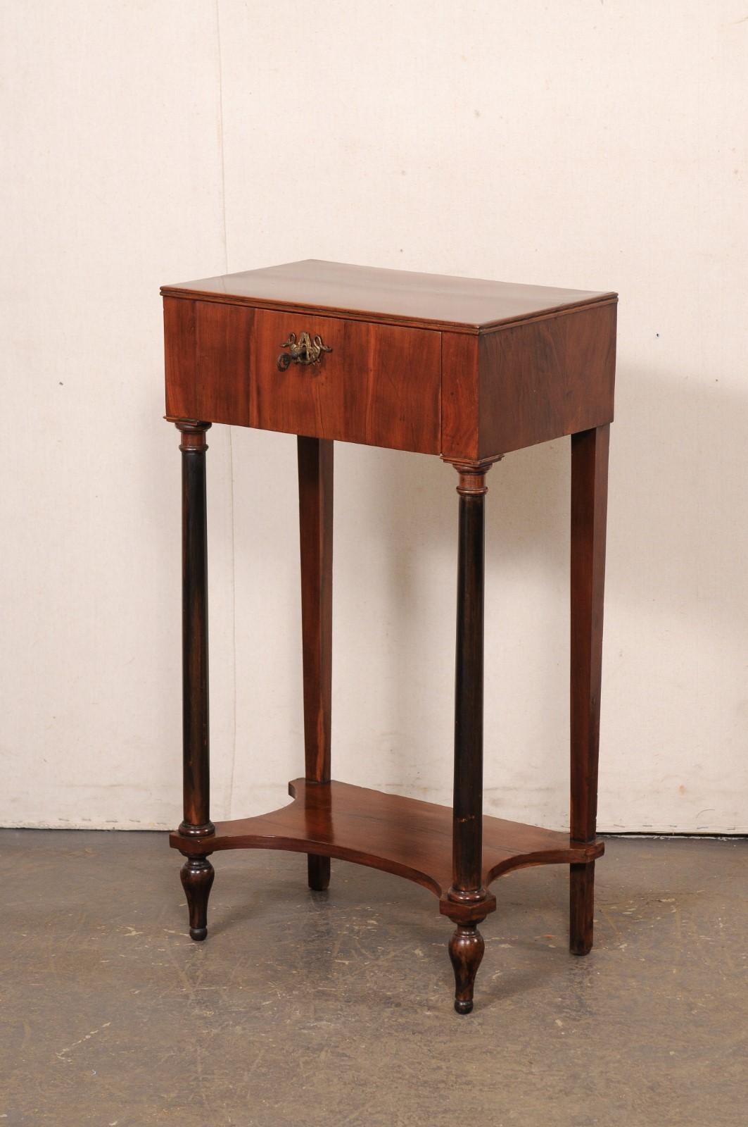 Italian Neoclassical End Table w/Drawer, Circa 1820's For Sale 5