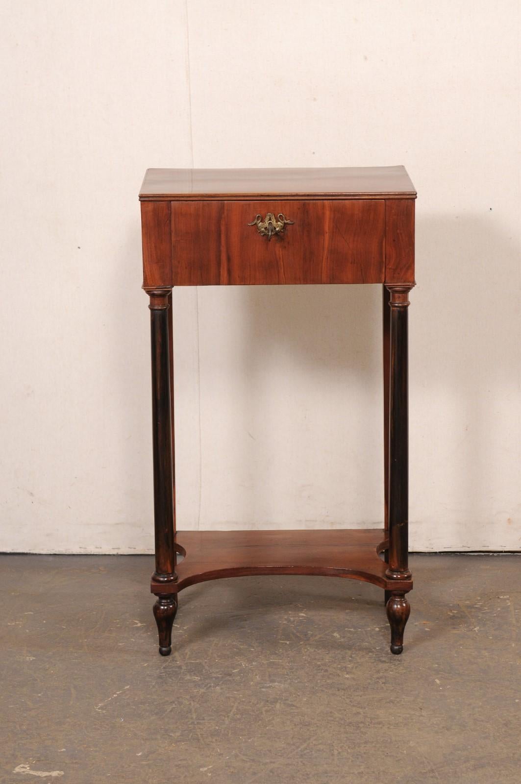 Italian Neoclassical End Table w/Drawer, Circa 1820's For Sale 6