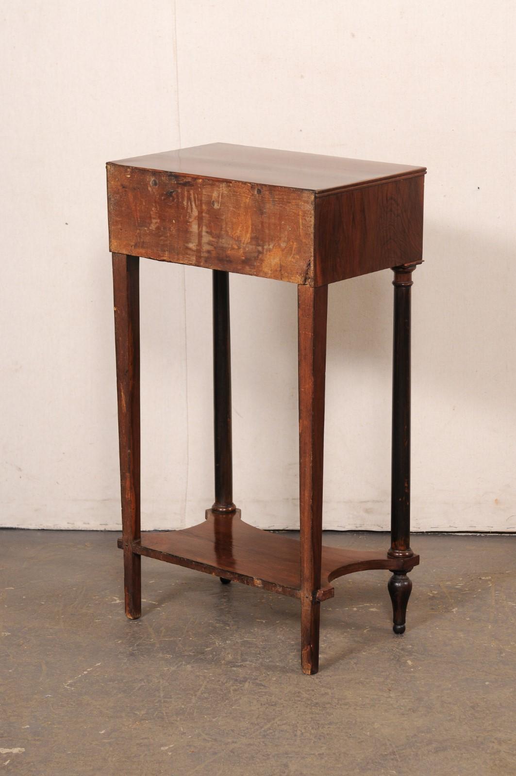 Italian Neoclassical End Table w/Drawer, Circa 1820's For Sale 1