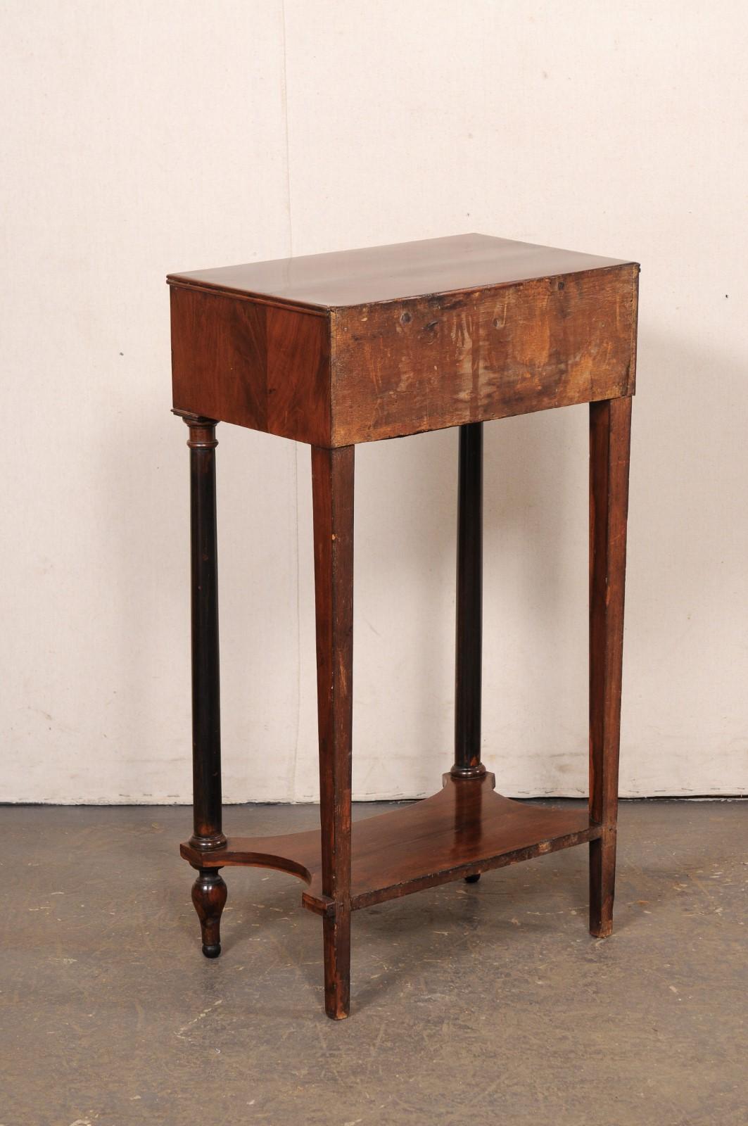Italian Neoclassical End Table w/Drawer, Circa 1820's For Sale 3