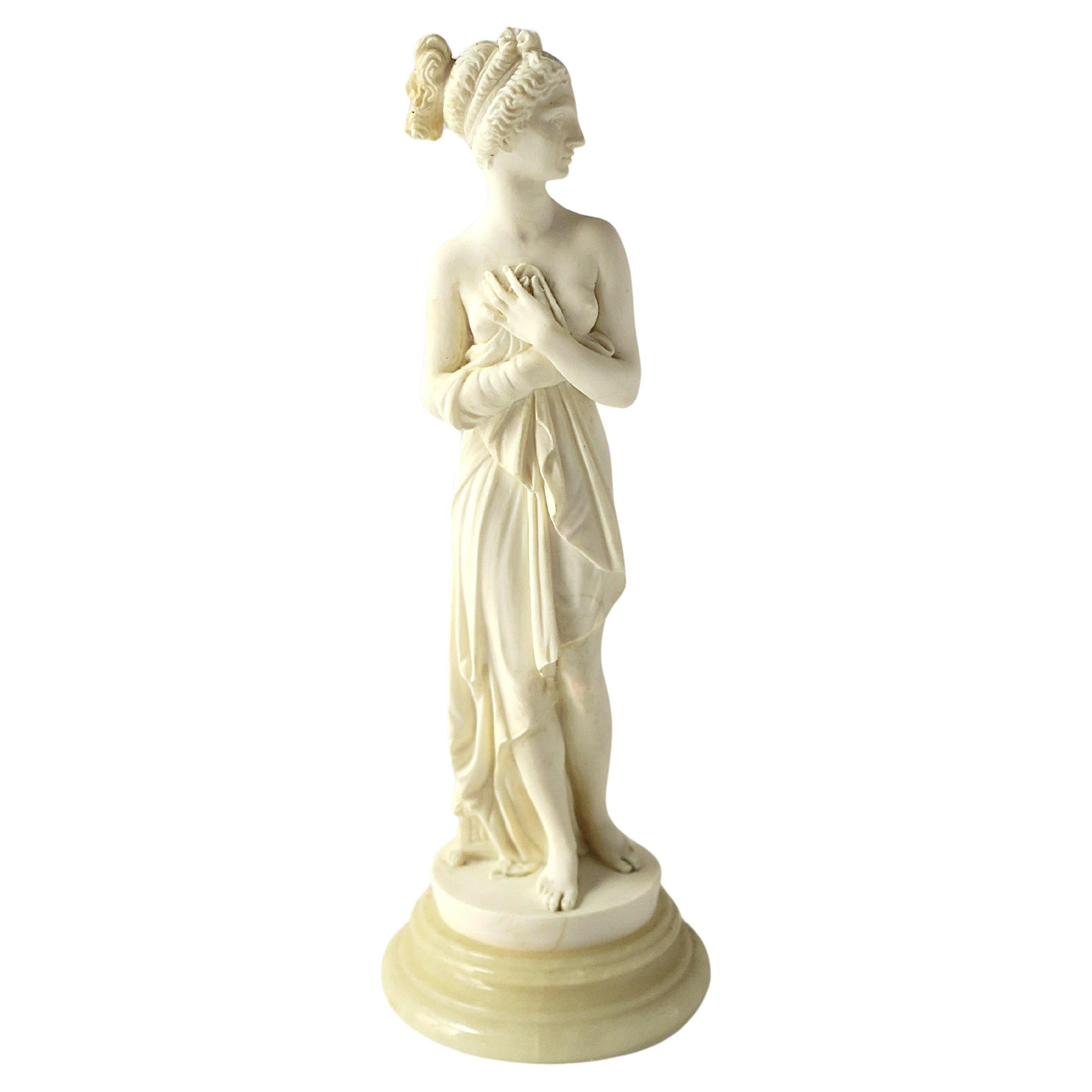 Sculpture féminine italienne néoclassique Statue