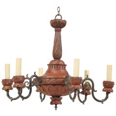 Italian Neoclassical Giltwood Chandelier 