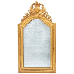 Italienischer neoklassizistischer Spiegel aus Giltwood:: um 1800