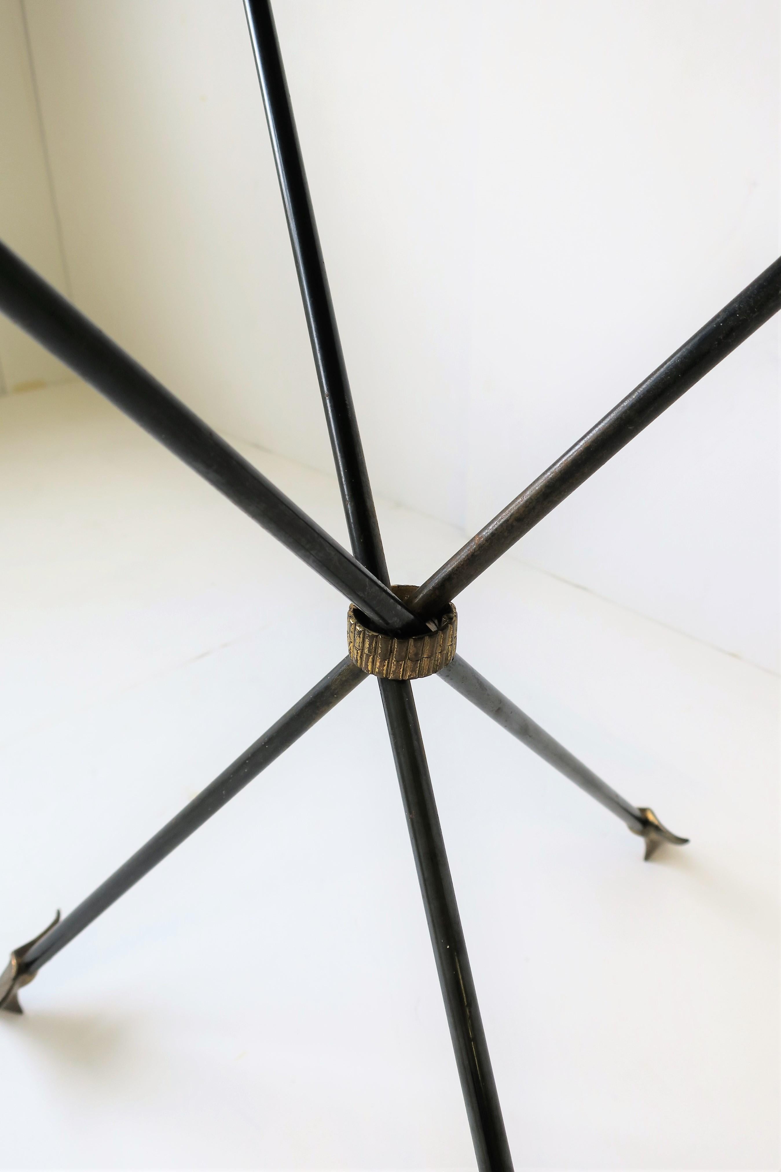Italian Neoclassical Marble and Brass Tripod Side Table or Guéridon 5