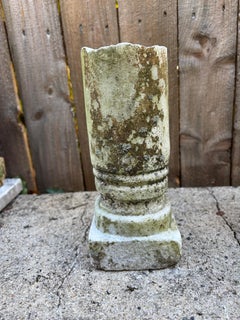 Italian Neoclassical Marble Columns With Capitals, Set of Three