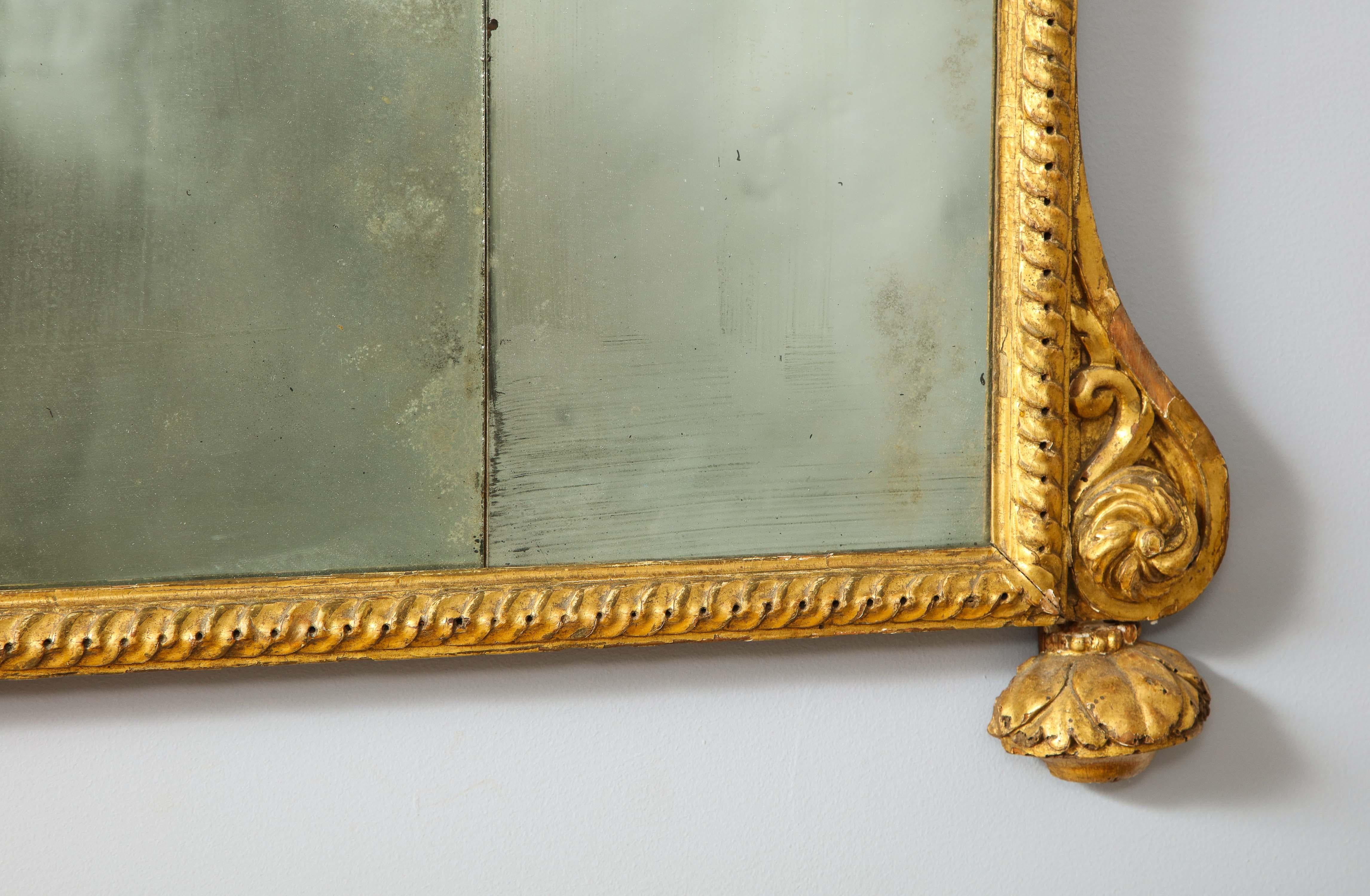 Italian Neoclassical Overmantle Mirror 7