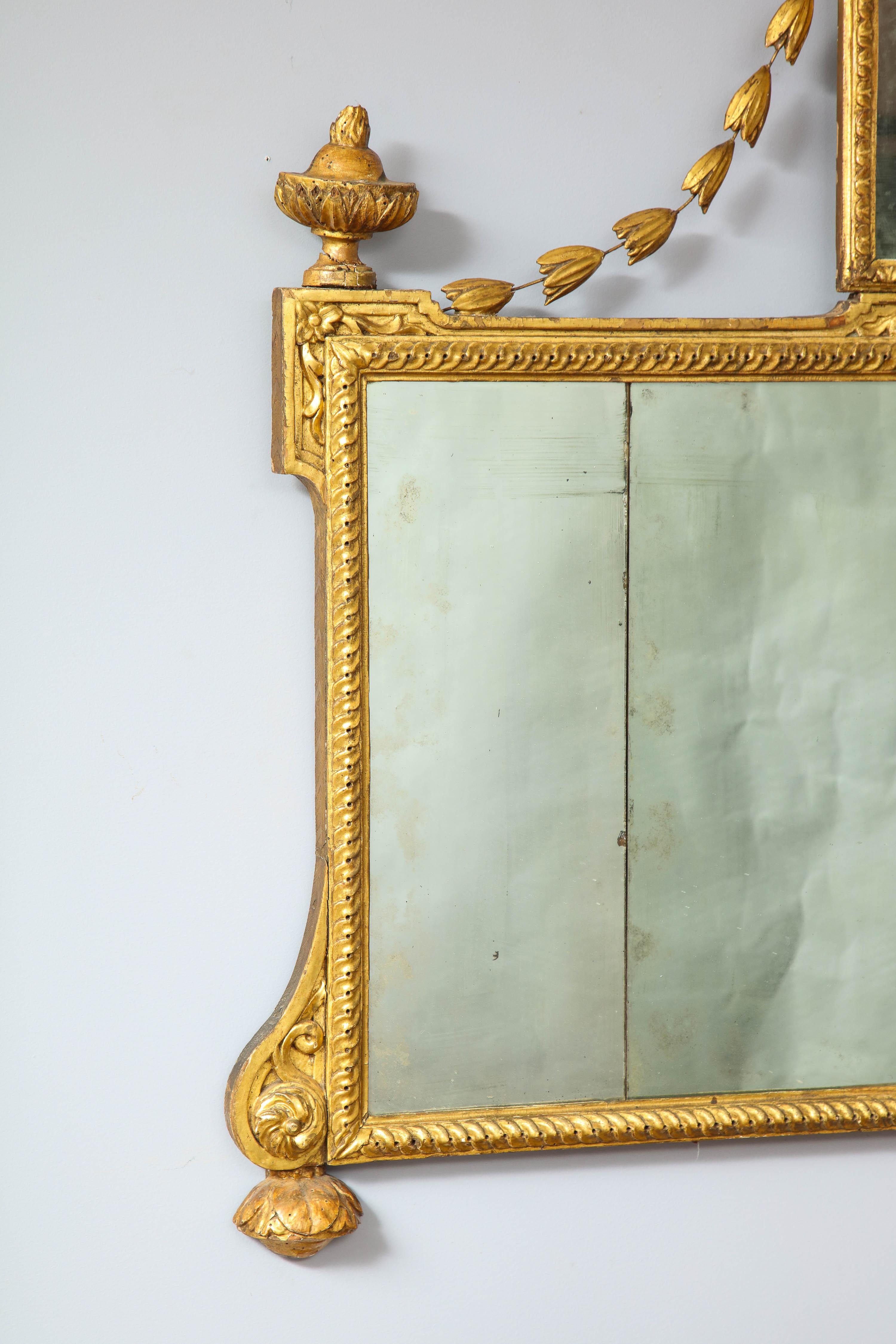 Italian Neoclassical Overmantle Mirror 4