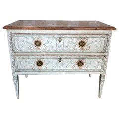 Commode italienne peinte néoclassique