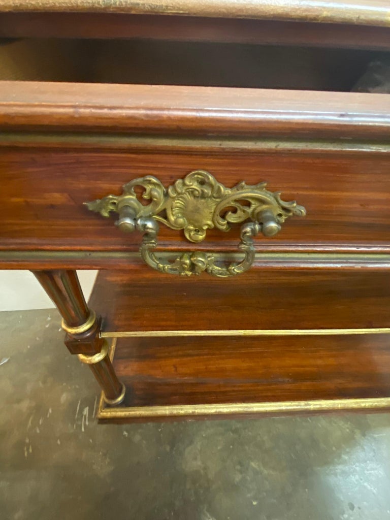 19th Century Italian Neoclassical Parcel Gilt Hall Table For Sale