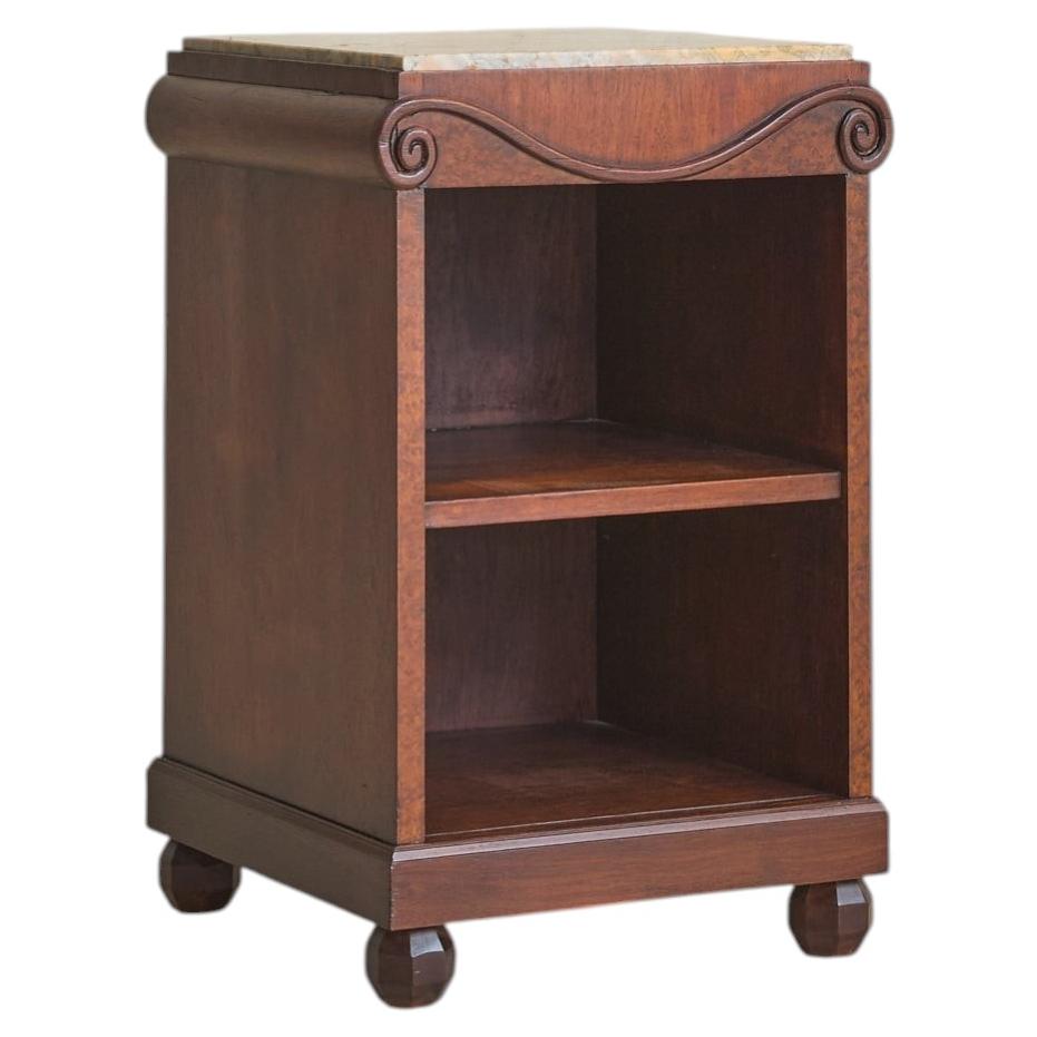 Italian Neoclassical Revival Rosewood Night Stand, 1940s