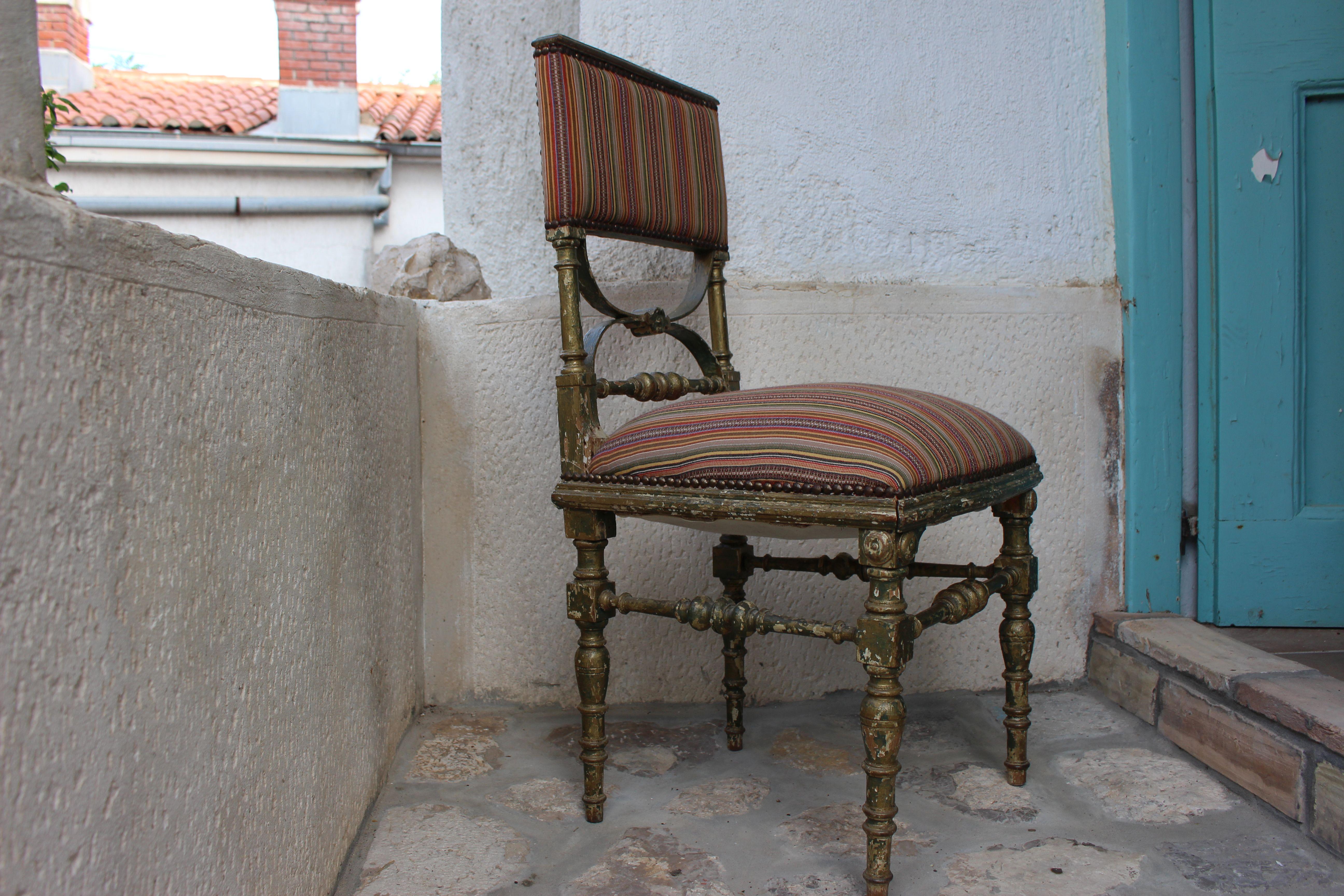 Wood Italian Neoclassical Signorina Chair