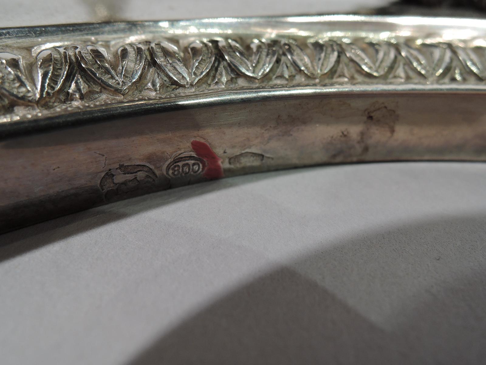 Italian Neoclassical Silver 4-Light Candelabrum 4