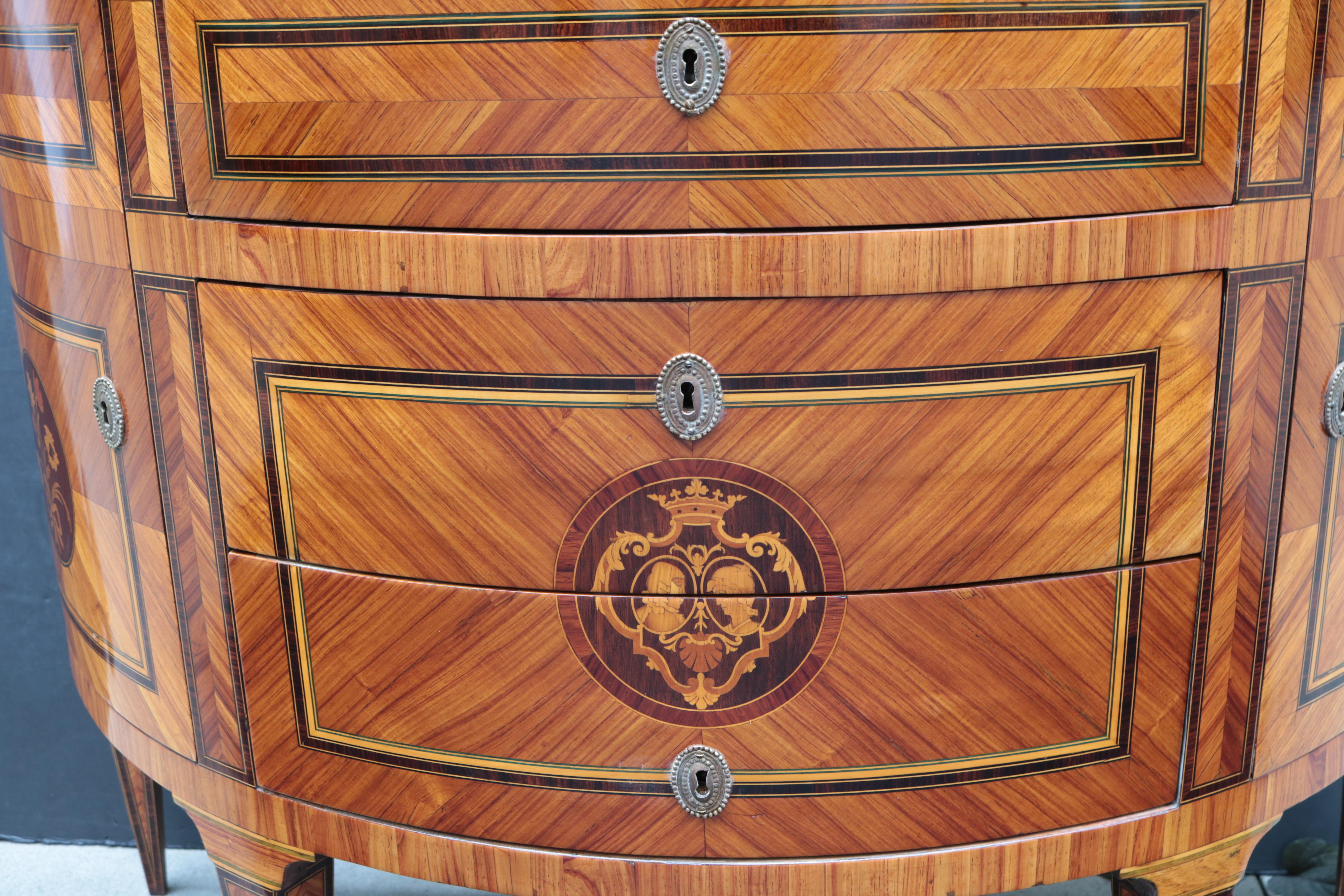 Mid-19th Century Italian Neoclassical Single Chest For Sale