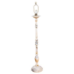 Italian Neoclassical Style Alabaster Floor Lamp