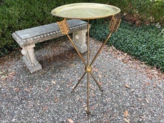 Italian Neoclassical Style Brass Arrow And Quiver Table