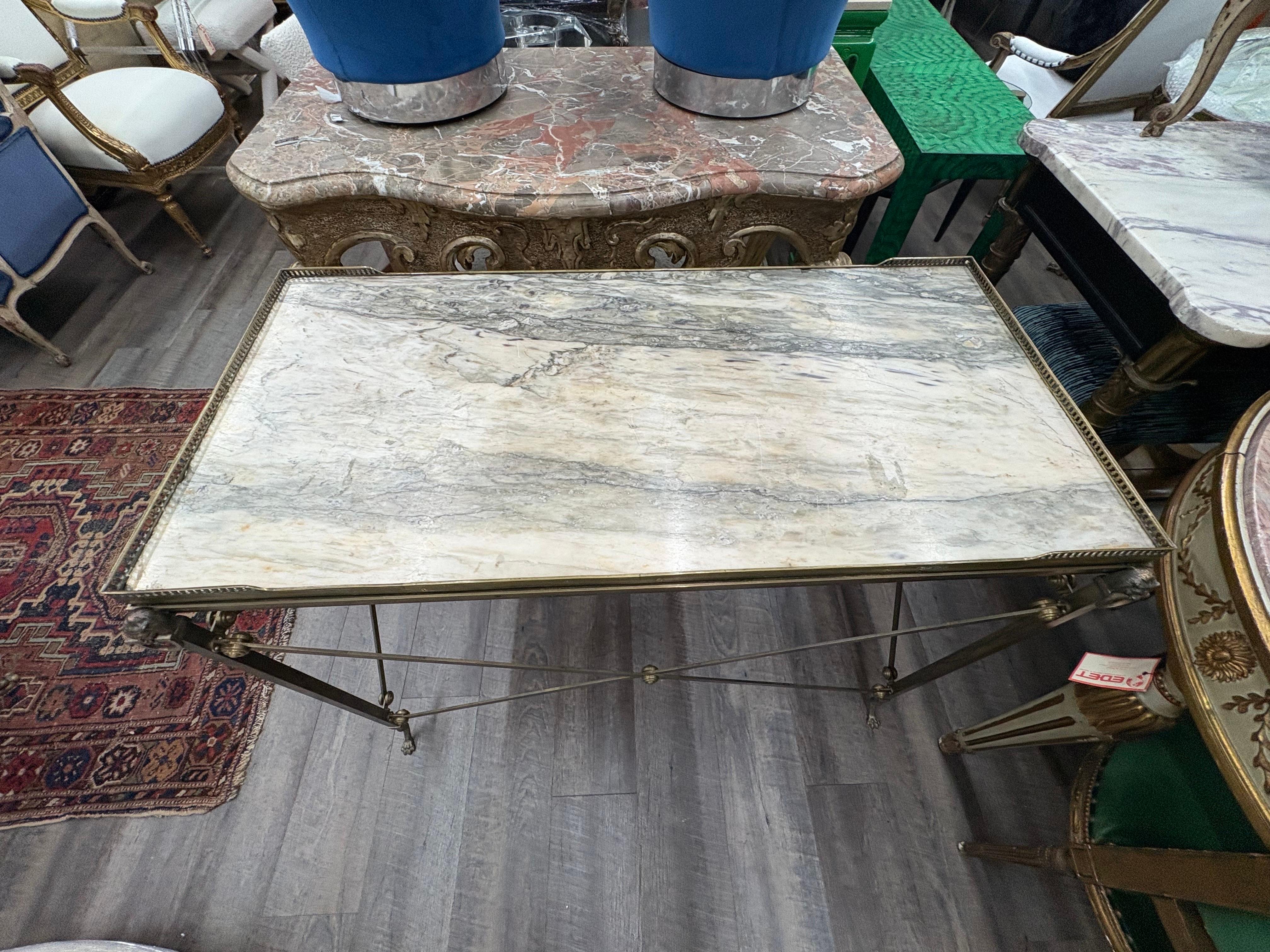 Italienischer Konsolentisch im neoklassischen Stil aus Bronze im Angebot 5