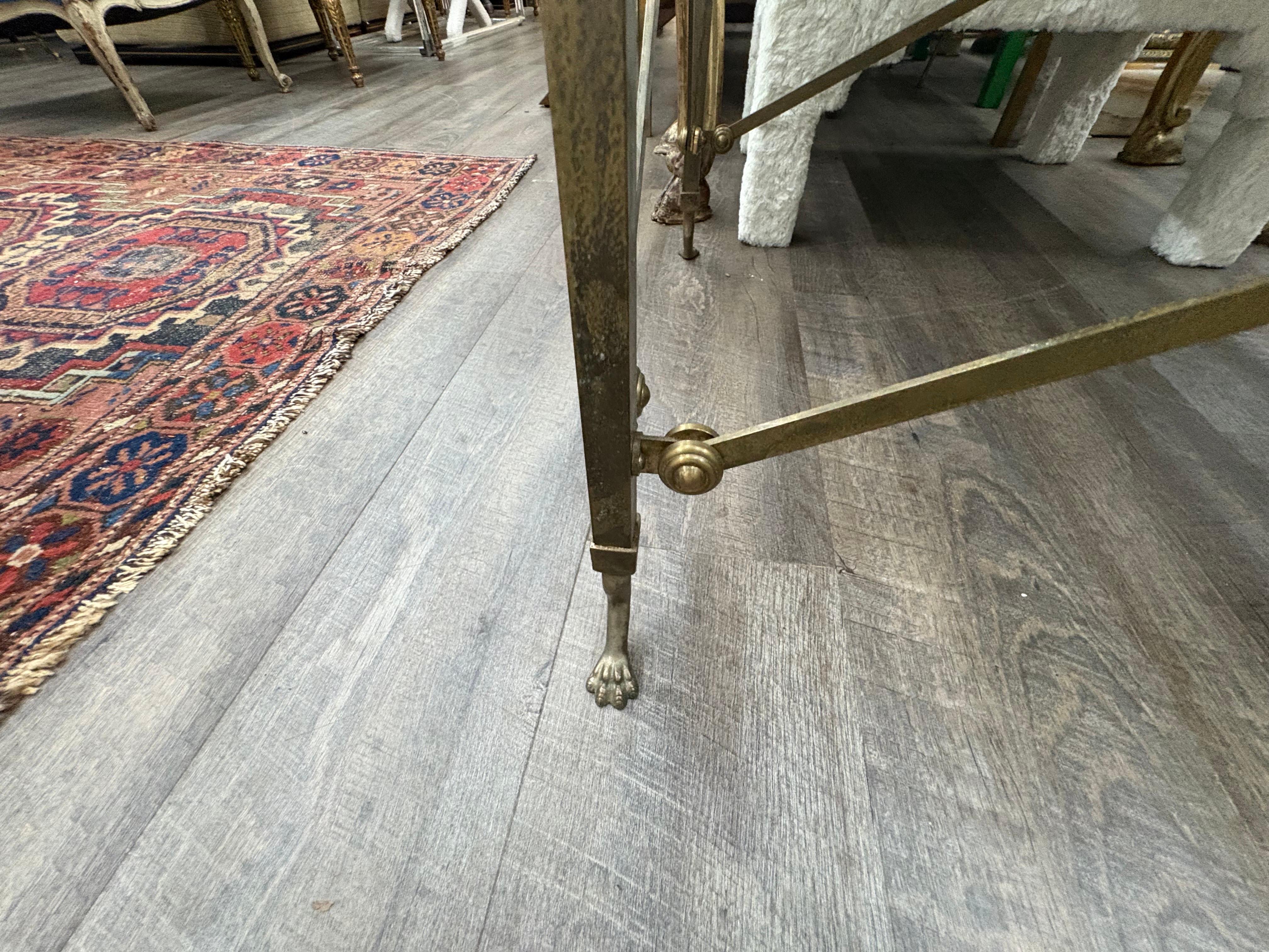 Italienischer Konsolentisch im neoklassischen Stil aus Bronze im Angebot 2