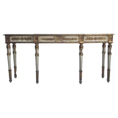 Italian Neoclassical Style Carved Console Table