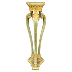 Italian Neoclassical Style Carved Gilt Wood Plant Stand Pedestal Column, Italy
