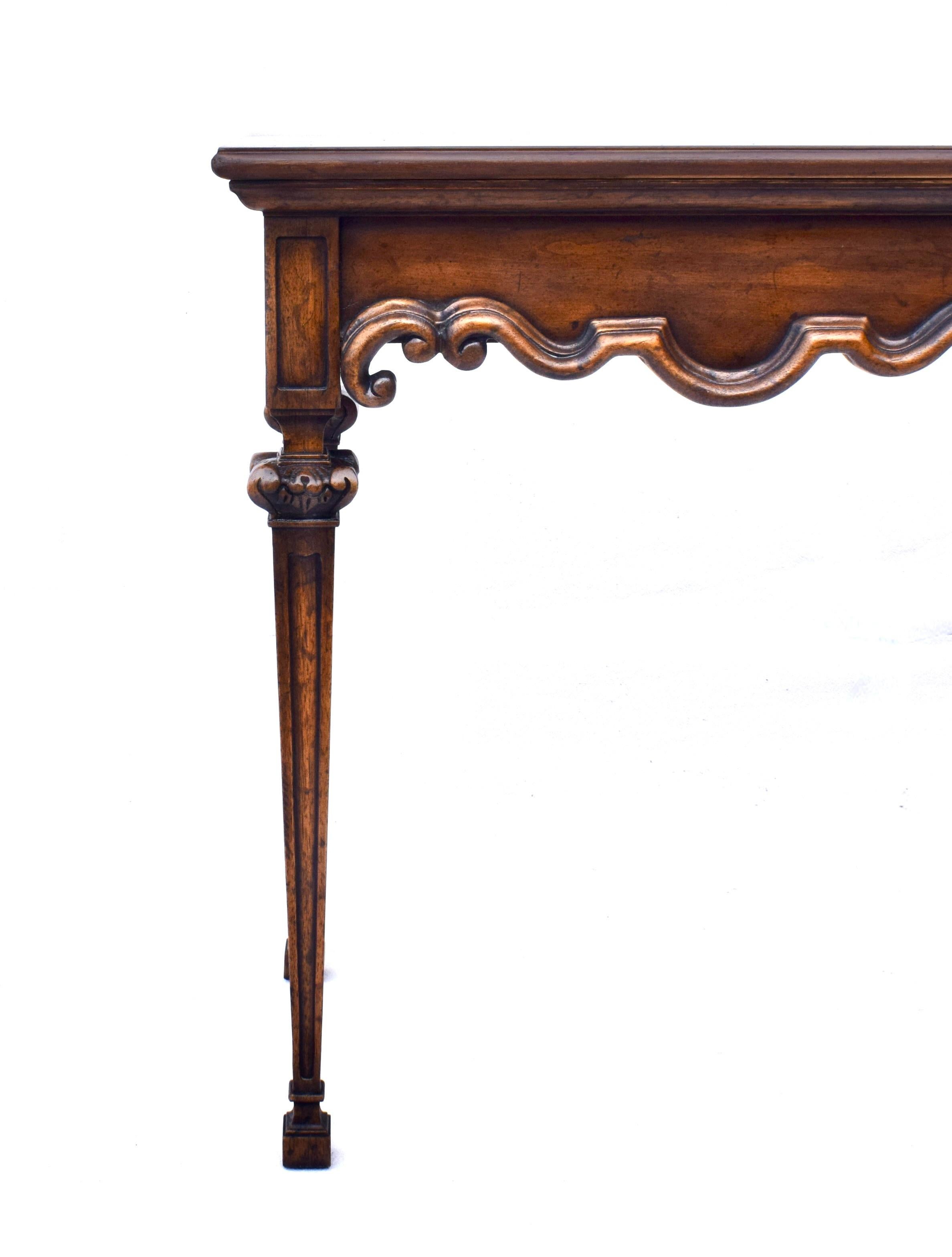 Brass Italian Neoclassical Style Console Table