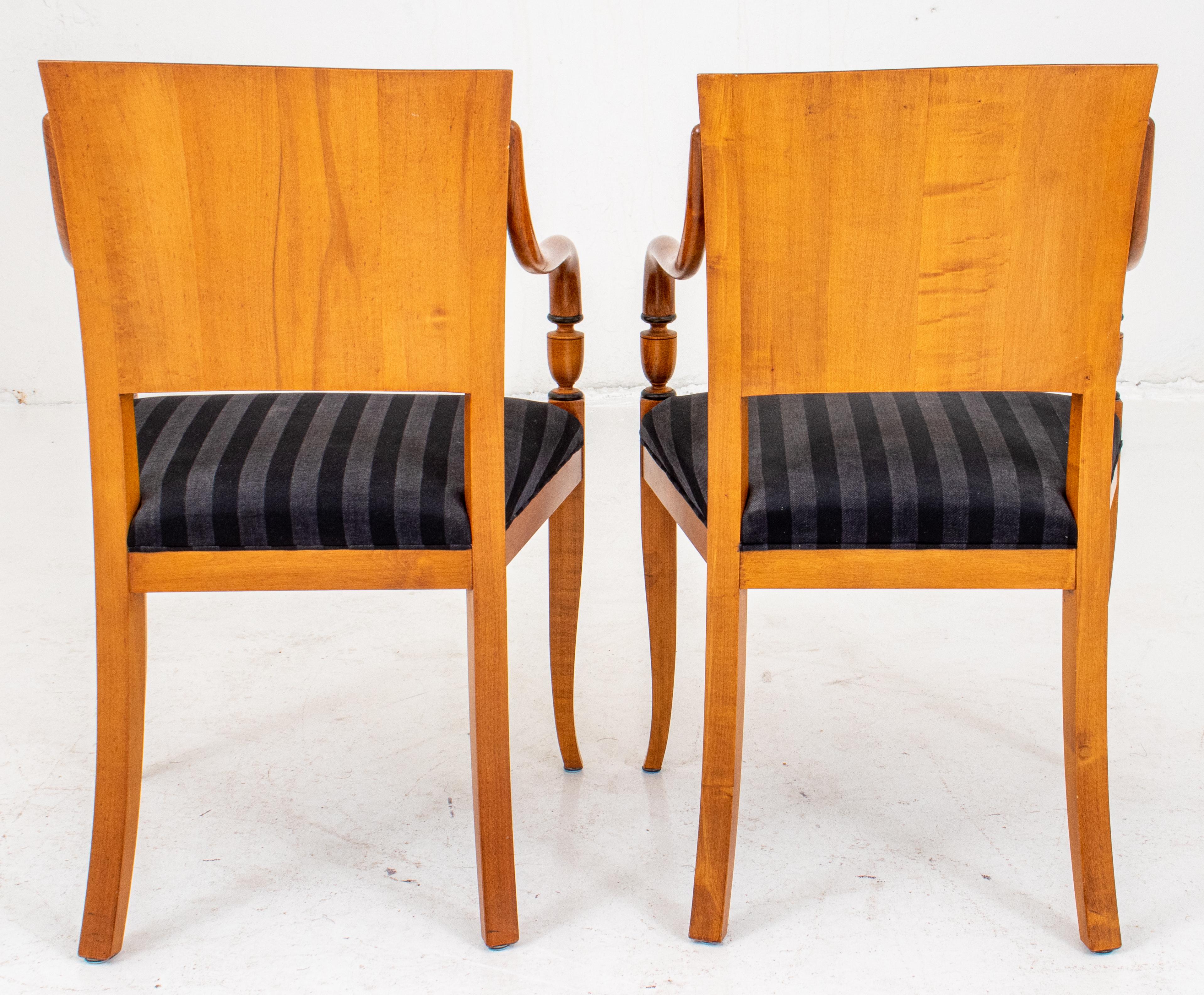 Italian Neoclassical Style Fruitwood Chairs, 12 1