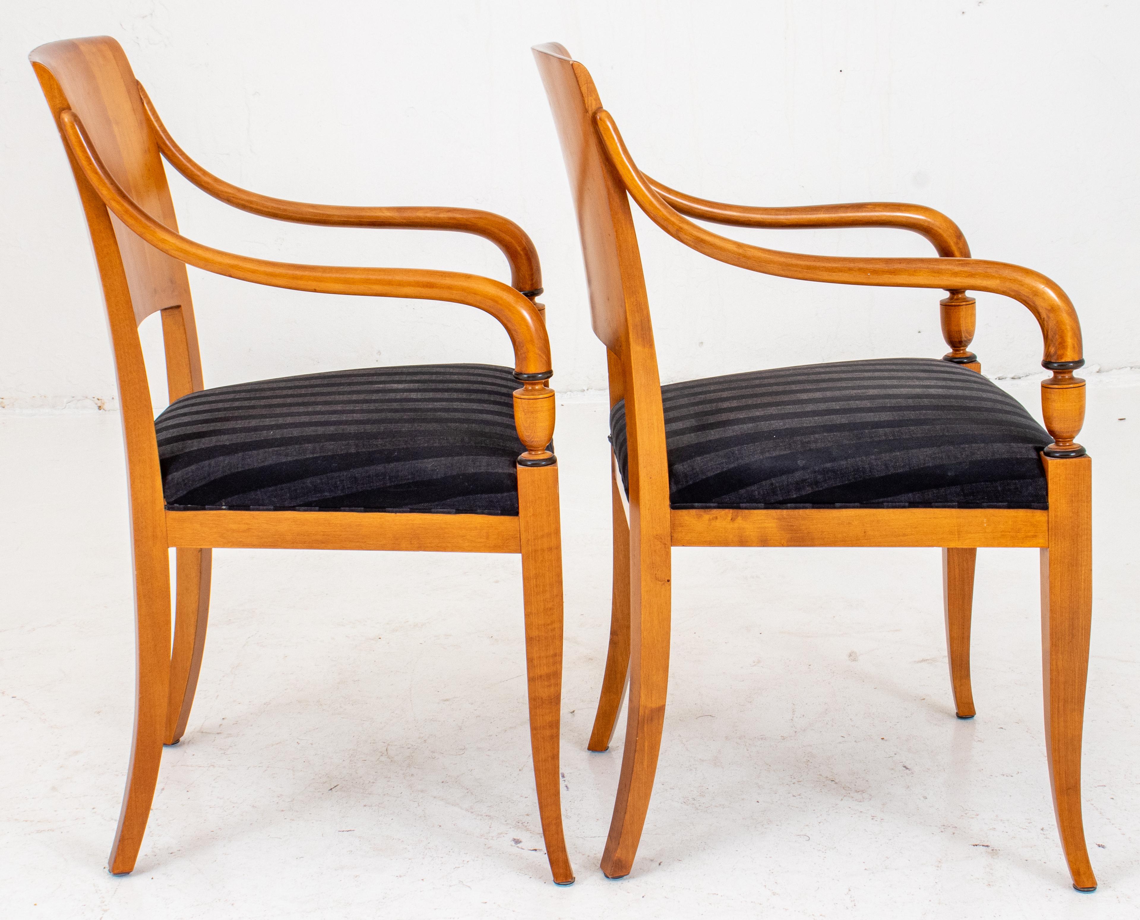 Italian Neoclassical Style Fruitwood Chairs, 12 2