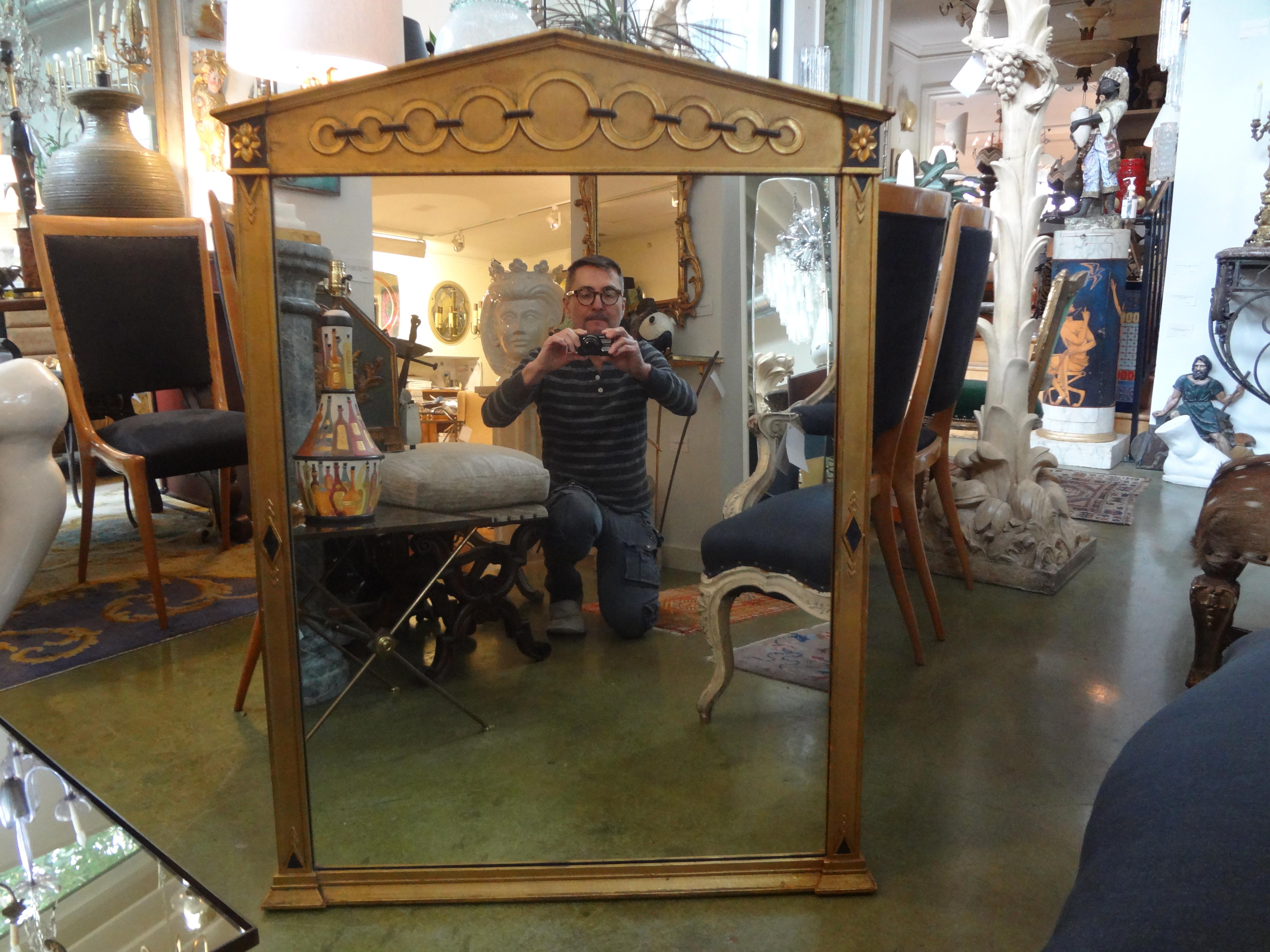 Italian Neoclassical Style Giltwood Mirror 7