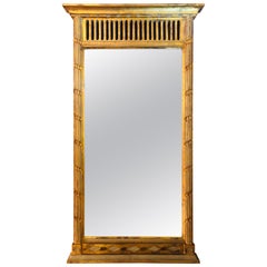 Italian Neoclassical Style Hollywood Regency Gilt Wall Mirror