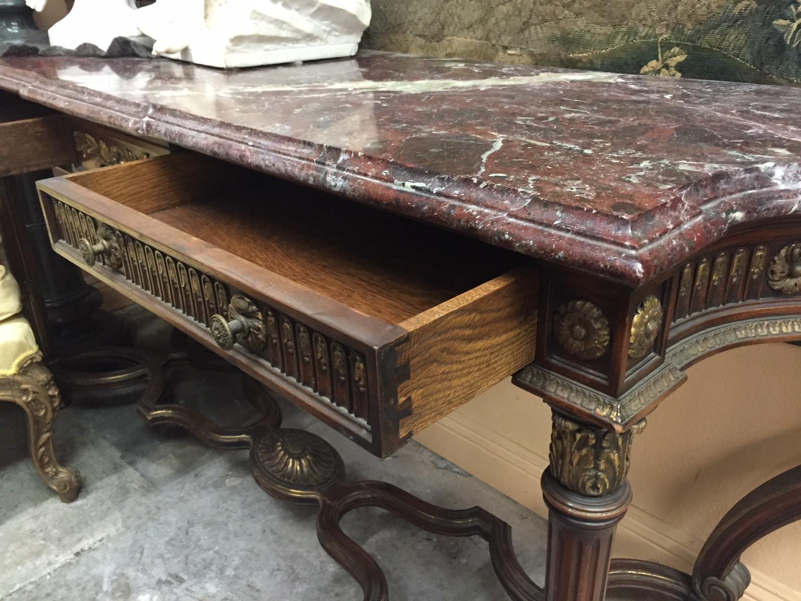 Italian Neoclassical Style Long Console, 19th Century 2