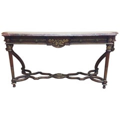 Italian Neoclassical Style Long Console, 19th Century