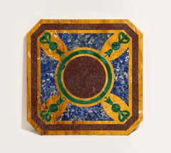 Italian Neoclassical Style Marble, Malachite, Lapis Lazuli, and Porphyry Panel