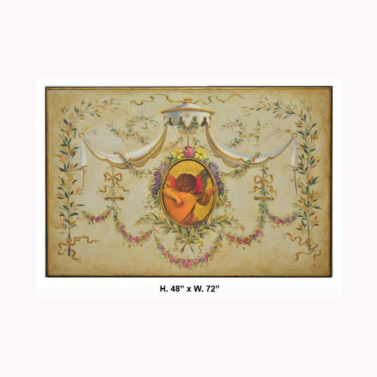 Italian Neoclassical Style Oil On Board For Sale At 1stdibs