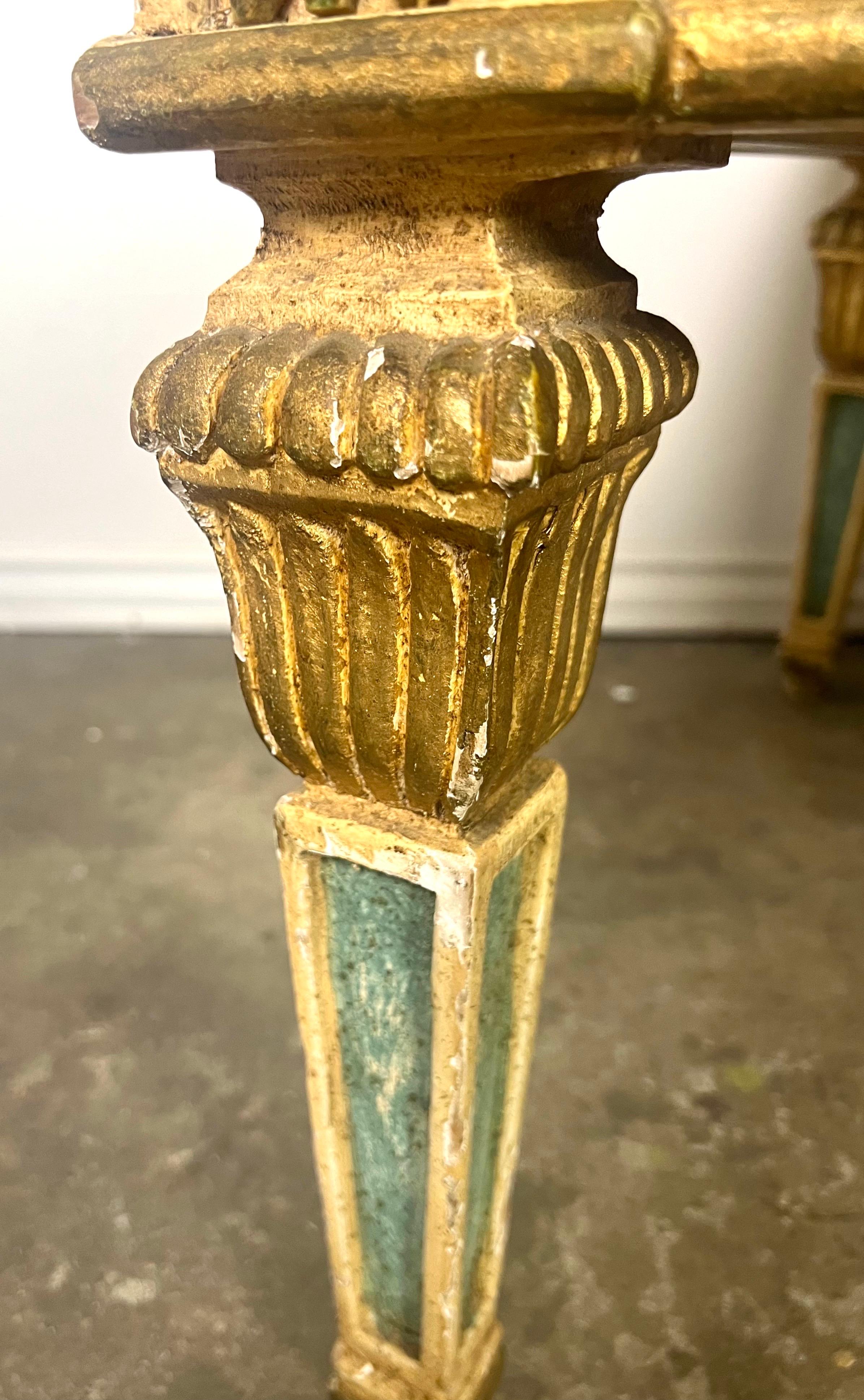 Italian Neoclassical Style Painted Coffee Table C. 1930's 6