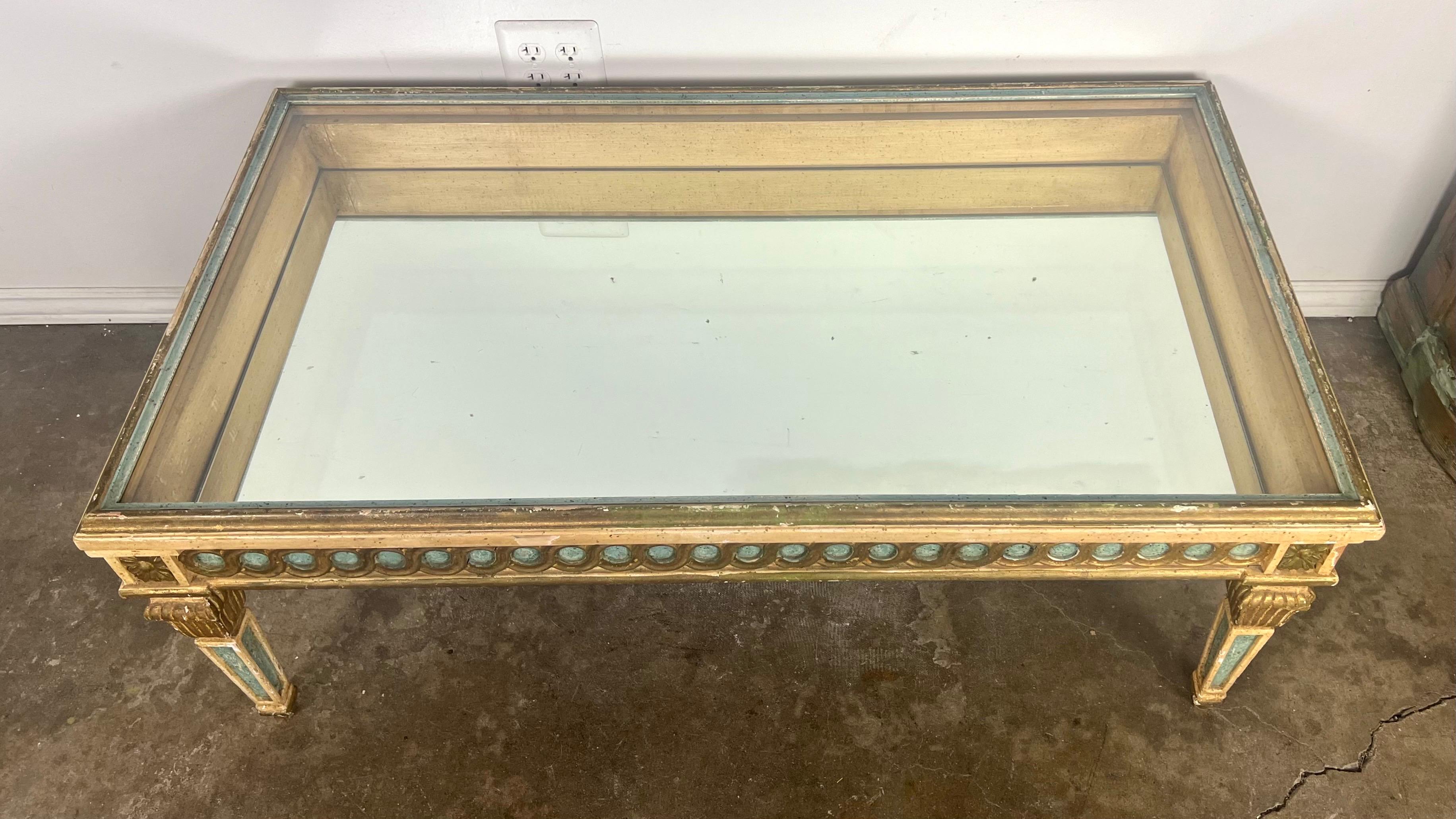 Italian Neoclassical Style Painted Coffee Table C. 1930's 1