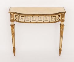 Italian Neoclassical Style Painted Console Table
