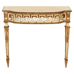 Italian Neoclassical Style Painted Console Table