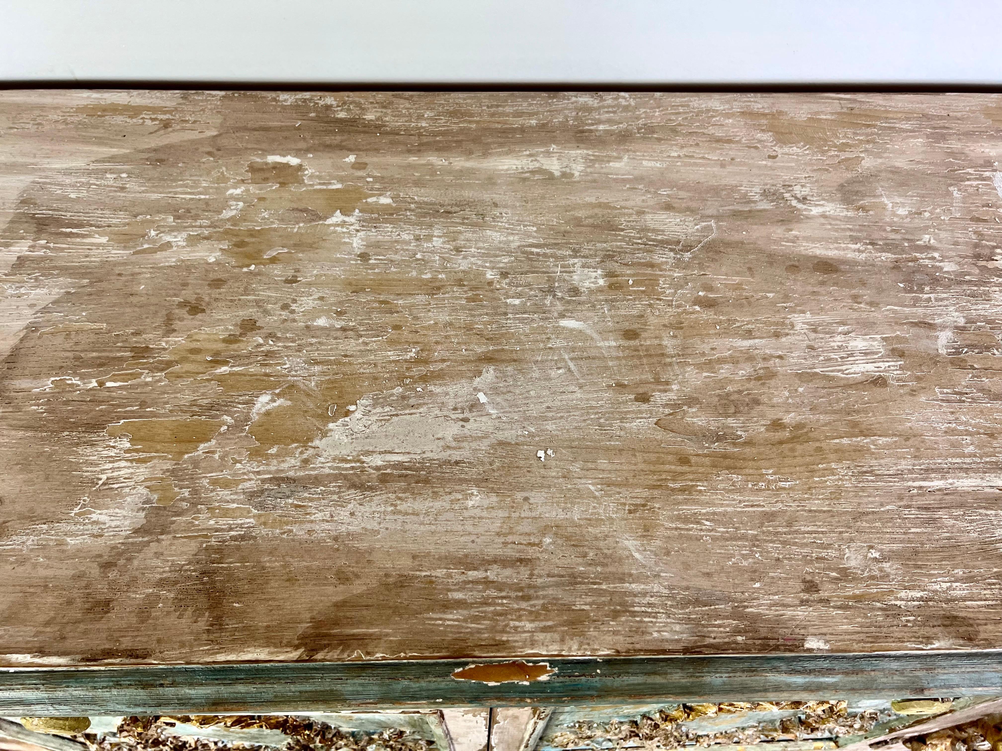Italian Neoclassical style Painted & Parcel Gilt Credenza 13
