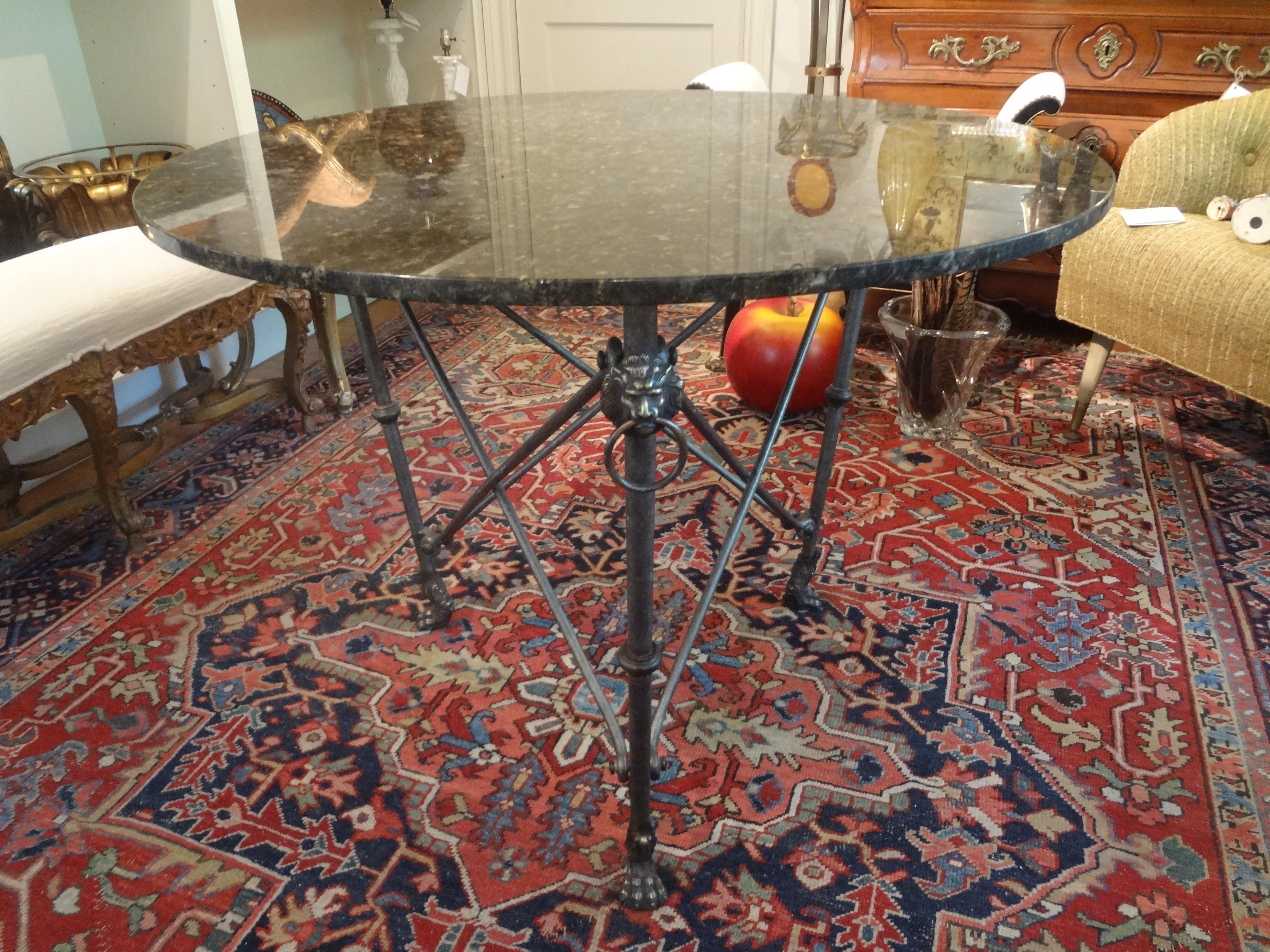 Italian Steel and Bronze Center Table 7